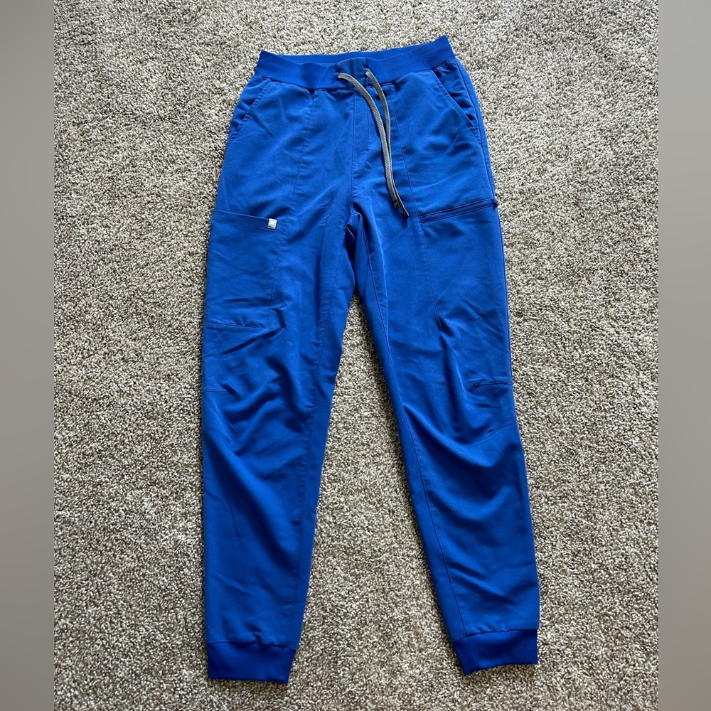 Women’s Fabletic’s Royal Blue Scrub Jogger Pants - S